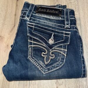 Rock Revival Jen skinny Women's Blue Jeans denim